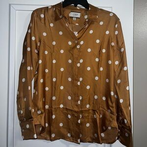 J crew button up blouse